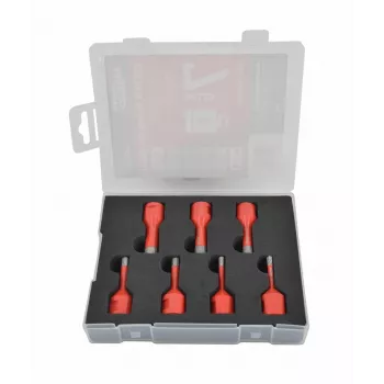 AWTOOLS AW47307 7 gabalu HSS spirālurbju komplekts DIN 338 – 2-10mm metāla, koka un plastmasas urbšanai