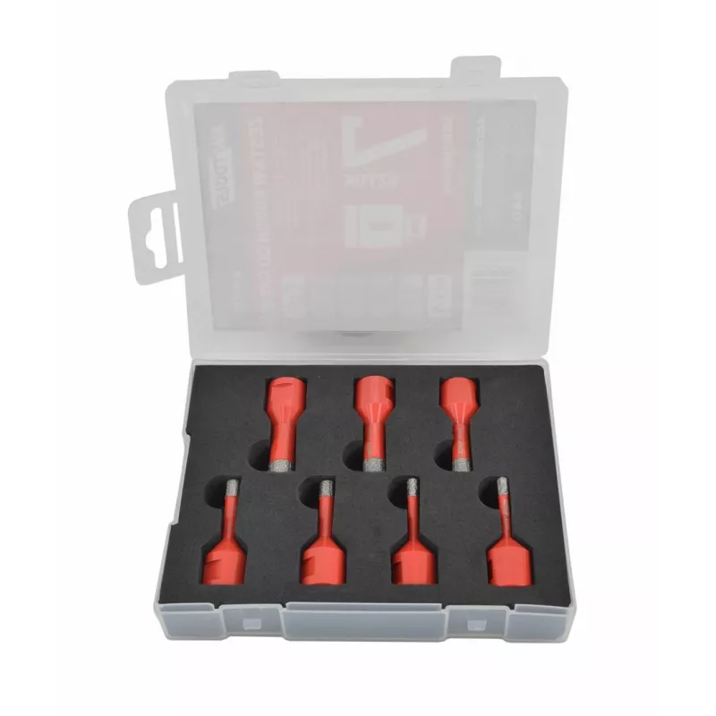 AWTOOLS AW47307 7 gabalu HSS spirālurbju komplekts DIN 338 – 2-10mm metāla, koka un plastmasas urbšanai