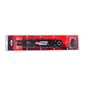 AWTOOLS AW80155 14 collu pus-kalts ķēdes zāģa ķēde, 3/8 collu solis, 1.3mm biezums, 52 piedziņas posmi
