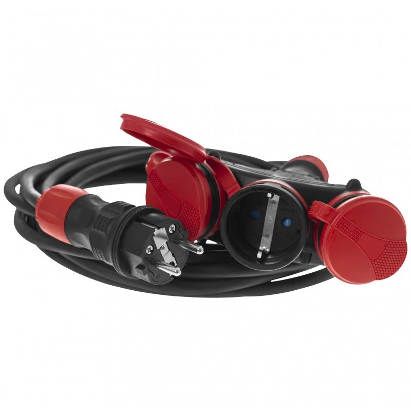 AWTOOLS EXTREME Pagarinātājs 10m 3x1.5mm² 3 Kontaktligzdas IP54 16A/4000W