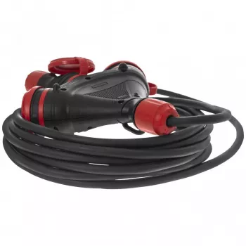 AWTOOLS EXTREME PAGARINĀJUMA KABELIS 10m 3x2.5mm 3 KONTAKTLIGZDAS IP54 16A/4000W