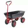 AWTOOLS Dārza rati / Izgāšanas rati 4 riteņi 75L