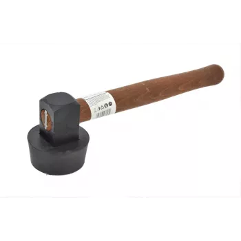 AWTOOLS bruģēšanas āmurs 1.5kg vulkanizēta gumija ar stiklašķiedras kātu