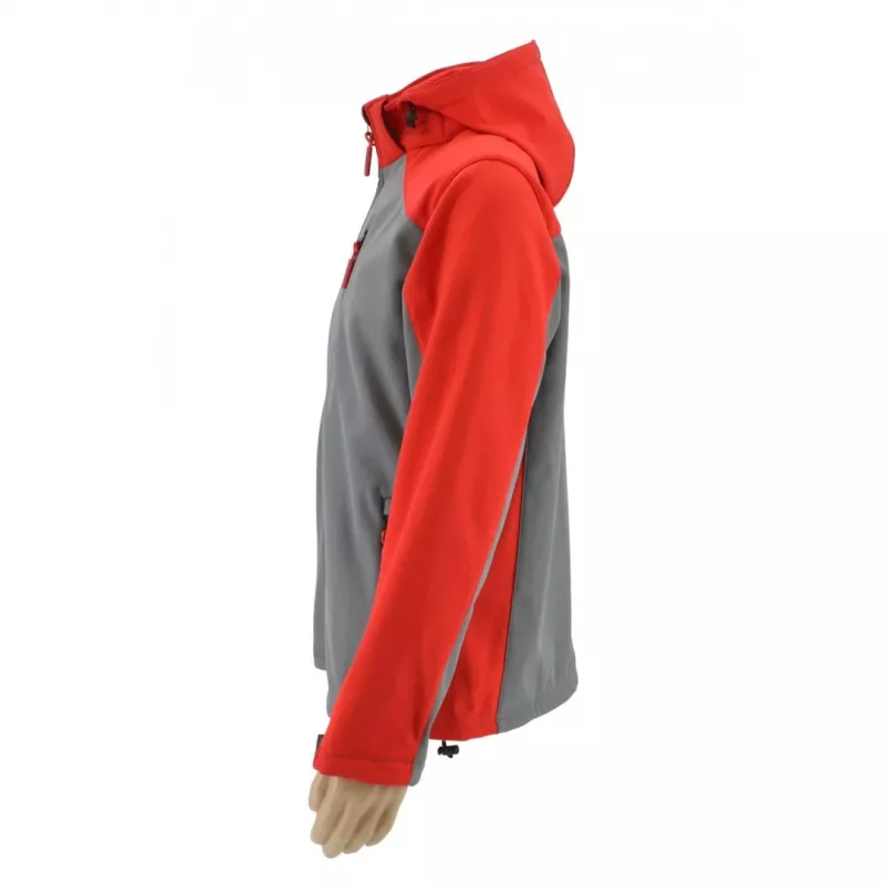 AWTOOLS softshell jaka sporta krekls T4 sarkani pelēks izmērs S