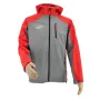 AWTOOLS softshell jaka sporta krekls T4 sarkani pelēks izmērs S