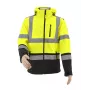 AWTOOLS Softshell jaka T3 ar atstarojošiem elementiem, XXL, melna/pelēka