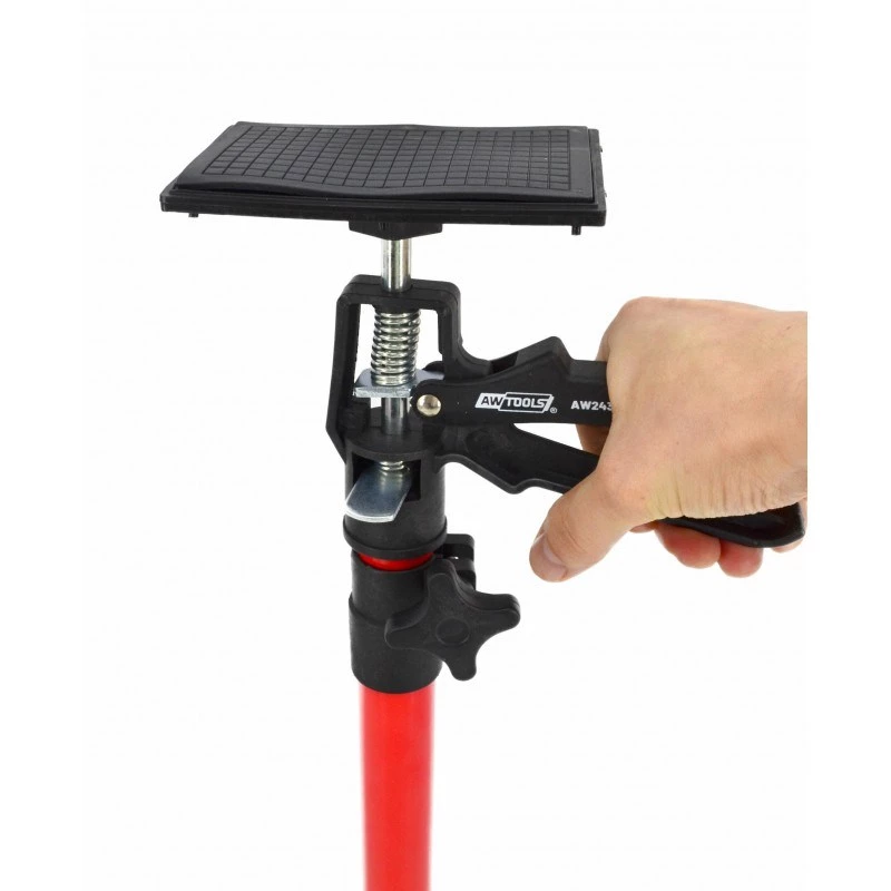 AWTOOLS Teleskopiskie atbalsta statņi 2 gab. 50-115 cm, tērauds, Twist-Lock, 60 kg celtspēja