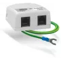 AXON NET PROTECTOR Pārsprieguma aizsargs Gigabit Ethernet, RJ45, 8 vadu aizsardzība, montējams pie sienas, metāla korpuss