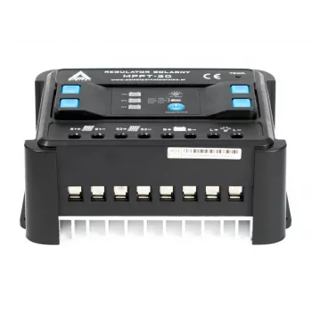 AZO digitālais saules MPPT lādēšanas kontrolieris 12/24V 20A