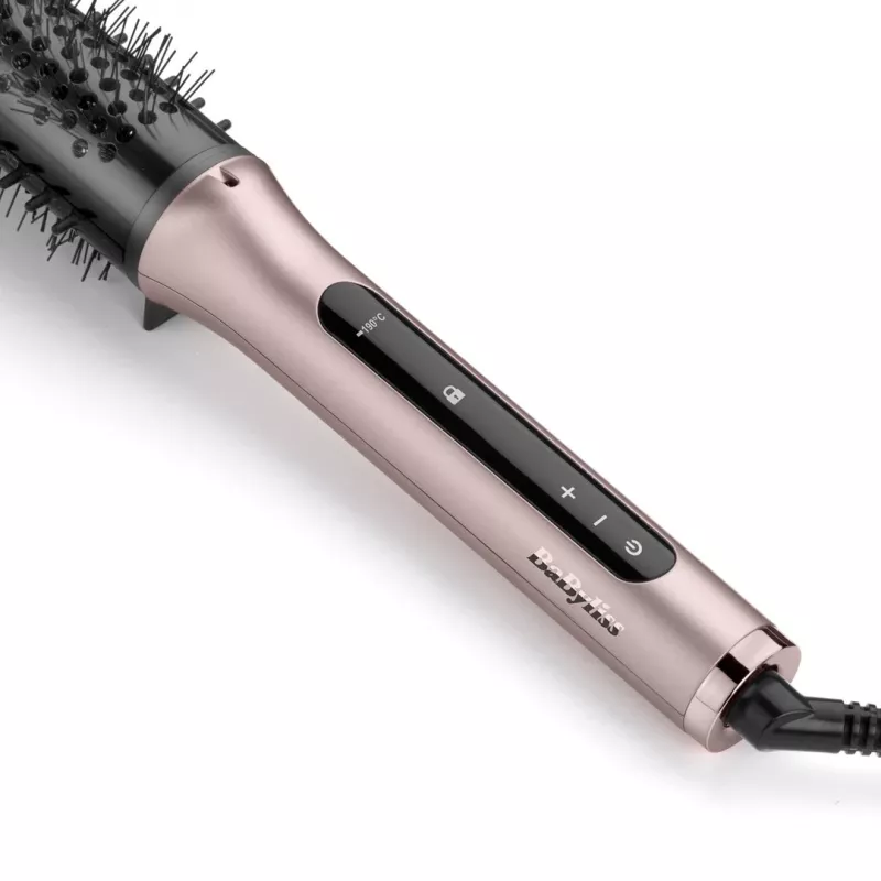 BaByliss HSB200E Volume Boost Apsildāma iztaisnošanas suka – Silts rozā