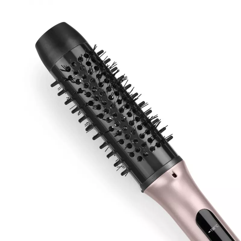 BaByliss HSB200E Volume Boost Apsildāma iztaisnošanas suka – Silts rozā
