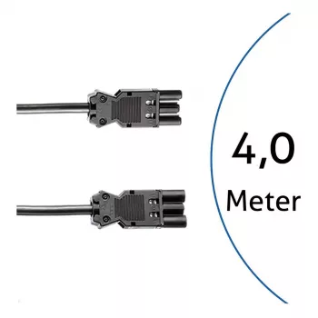 BACHMANN GST18i3 pagarinātājvads 4m Melns