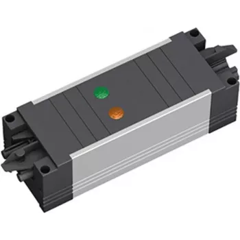 Bachmann STEP ALU Power Strip with Surge Protection and 1 Schuko Socket, GST18 Input