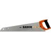 Bahco 16 collu rūdīto zobu zāģis ar XT zobojumu, 7/8 TPI, ergonomisks divu materiālu rokturis, pret rūsu aizsargājošs pārklājums, kokam, skaidu plātnēm un saplāksnim (08NP16U78HP)