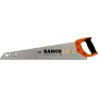 Bahco 16 collu rūdīto zobu zāģis ar XT zobojumu, 7/8 TPI, ergonomisks divu materiālu rokturis, pret rūsu aizsargājošs pārklājums, kokam, skaidu plātnēm un saplāksnim (08NP16U78HP)