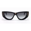Balmain BPS-151A-55 Sieviešu saulesbrilles Melns Acetāts Pelēks Polikarbonāta Lēca 55 mm