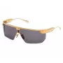 BALMAIN Unisex Saulesbrilles BPS-147A-142 Melns Acetāts Kvadrātveida Rāmis Pelēkas Neilona Lēcas 43/27/147 mm