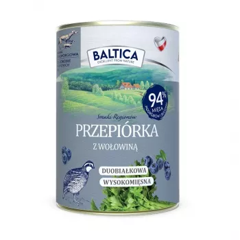 BALTICA Smaki Regionów Paipala ar liellopu gaļu mitrā suņu barība 400g