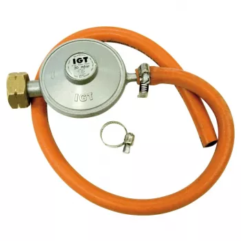 Barbecook BC-ACC-7184 gāzes regulators ar 75 cm šļūteni, 30 mbar, G5, Nīderlandei