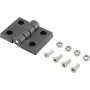 Basetech plastmasas eņģe 70x50x10 mm melna 1 gab. (BT-1697229)