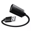 Baseus AirJoy Series USB 2.0 pagarinātājkabelis 1,5 m melns