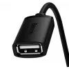 Baseus AirJoy Series USB 2.0 pagarinātājkabelis 1,5 m melns