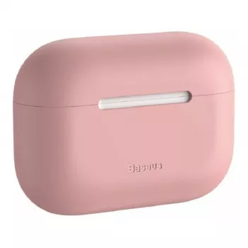 Baseus AirPods Pro Silikona želejas aizsargmaciņš rozā