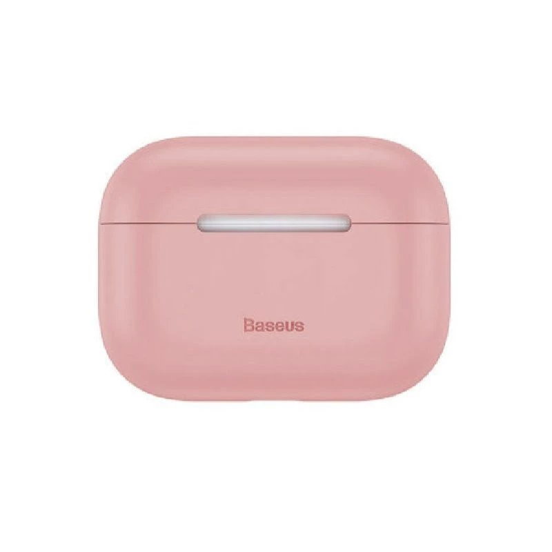 Baseus AirPods Pro Silikona želejas aizsargmaciņš rozā