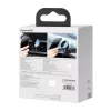 Baseus Big Energy Auto turētājs ar bezvadu lādētāju 15W iPhone 12/13 (Melns)