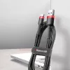 Baseus Cafule kabelis, izturīgs neilona pīts, USB-A uz USB-C QC3.0 2A 3M sarkans (CATKLF-U09)