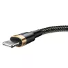 Baseus Cafule Lightning kabelis 2A 3m Zelts/Melns (CALKLF-RV1)