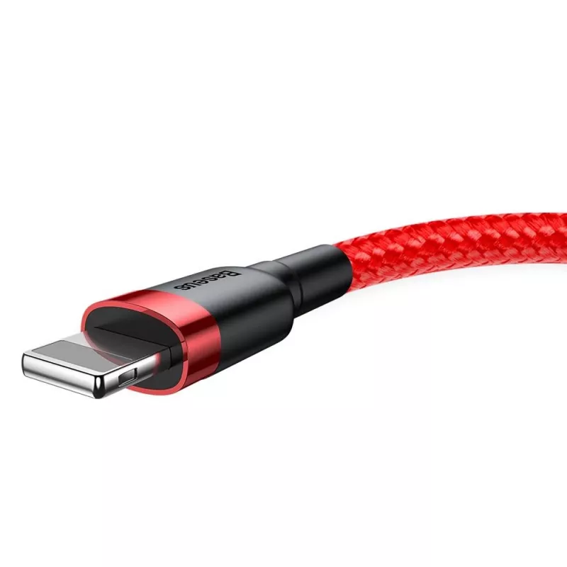 Baseus Cafule Lightning kabelis 2A 3m Sarkans/Melns (CALKLF-R09)