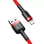 Baseus Cafule Lightning kabelis 2A 3m Sarkans/Melns (CALKLF-R09)