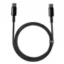 Baseus Cafule Series Metal USB-C to USB-C kabelis 1m 100W Melns