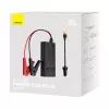 Baseus Car Power Inverter IGBT 300W/220V ar Divām EU Ligzdām, USB-C PD, USB-A QC, Akumulatora Skavām un Piesmēķētāja Kabeļiem, Melns (CGNB010101)
