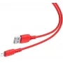 Baseus Colorful Cable USB-A uz Lightning 2.4A 1.2m Sarkans