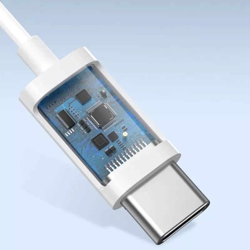 Baseus Encok C17 Vadu Iekšējās Austiņas ar USB Type-C Mikrofonu Baltas (NGCR010002)
