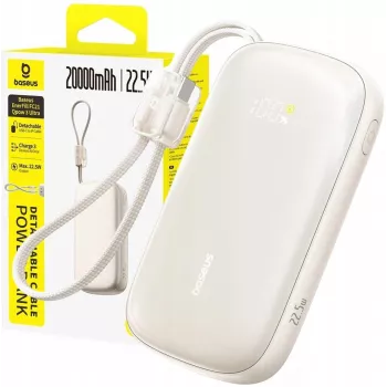 Baseus EnerFill FC21 Qpow 3 Ultra 20000 mAh 22.5W Bēšs