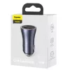 Baseus Golden Contactor Pro Car Charger 40W USB-A USB-C QC4.0+ PD SCP Grey