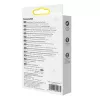 Baseus Home Intelligent T2 Pro Atslēgu un citu priekšmetu bezvadu meklētājs ar atslēgu piekariņu BT 5.0 Balts (FMTP000002)