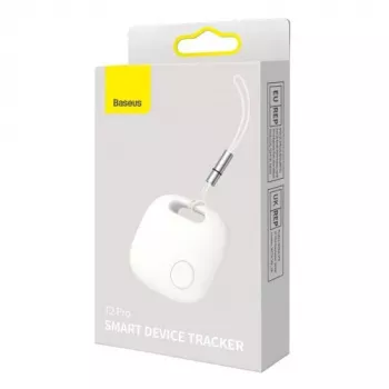 Baseus Home Intelligent T2 Pro Atslēgu un citu priekšmetu bezvadu meklētājs ar atslēgu piekariņu BT 5.0 Balts (FMTP000002)