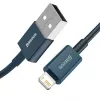 Baseus Lightning Superior Series kabelis, ātra uzlāde, dati 2.4A, 1m zils (CALYS-A03)