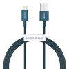 Baseus Lightning Superior Series kabelis, ātra uzlāde, dati 2.4A, 1m zils (CALYS-A03)