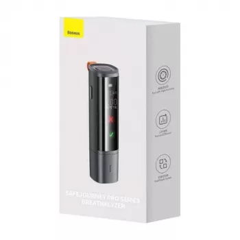 Baseus SafeJourney Pro automobiļa alkohola tests, pelēks, USB-C, 470 mAh