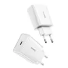 Baseus Speed Mini Quick Charger, USB-C, PD, 3A, 20W (Balts)