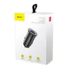 Baseus Square Car Charger PPS QC4.0 / PD3.0 5A 30W (Melns)