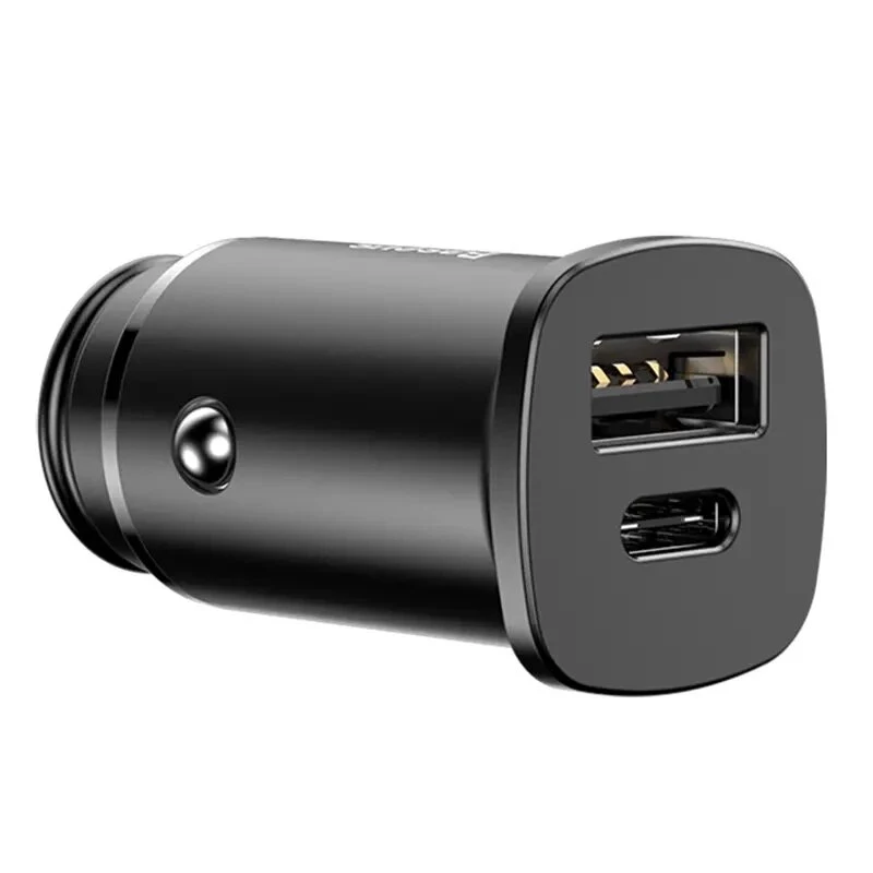 Baseus Square Car Charger PPS QC4.0 / PD3.0 5A 30W (Melns)