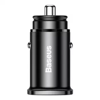 Baseus Square Car Charger PPS QC4.0 / PD3.0 5A 30W (Melns)