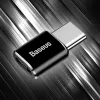 Baseus USB 2.0 Type-C uz Micro USB OTG adapteris (Melns)