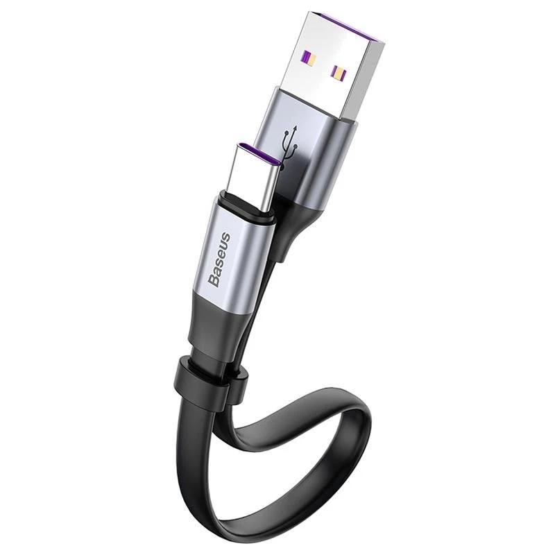 Baseus USB-A uz USB-C kabelis 0,23m Melns CATMBJ-BG1